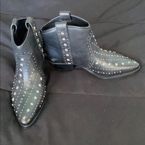 Black Sam Edelman Studded Boots